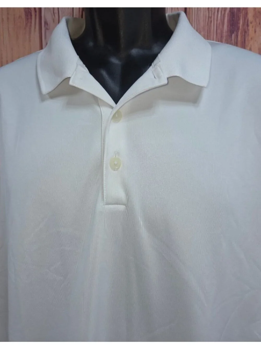 Nike Golf Dri-Fit White Polo Shirt XL Standard Fit Mens Activewear